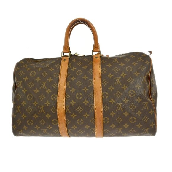 LOUIS VUITTON KEEPALL 45 DUFFLE HANDBAG MONOGRAM M41428 VI882 YQ03868 BN02 - Picture 2 of 9